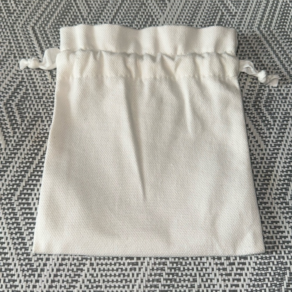 Christian Dior drawstring canvas pouch - Picture 3 of 6